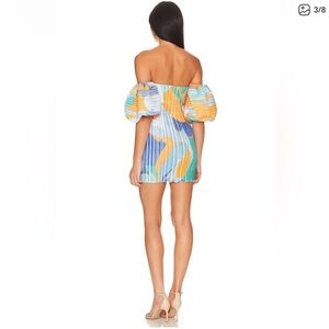 L'IDEE Sirene Mini Dress in Capri Print
